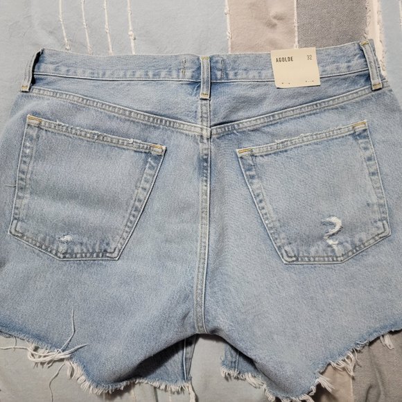 Agolde parker Long shorts sz 32 Swampmeet - Picture 9 of 10